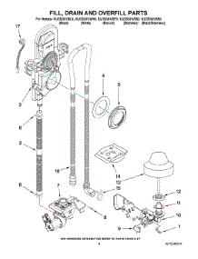 04 - Fill, Drain And Overfill Parts parts for Kitchenaid Dishwasher KUDS30IVBS0 from AppliancePartsPros.com