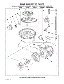06 - Pump And Motor Parts parts for Kitchenaid Dishwasher KUDS30IVBS0 from AppliancePartsPros.com