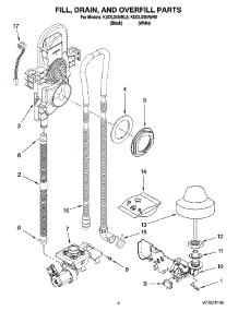 04 - Fill, Drain, And Overfill Parts parts for Kitchenaid Dishwasher KUDL03IVWH0 from AppliancePartsPros.com