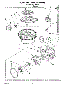 06 - Pump And Motor Parts parts for Kitchenaid Dishwasher KUDL03FVSS0 from AppliancePartsPros.com