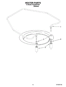 08 - Heater Parts parts for Kitchenaid Dishwasher KUDL03FVSS0 from AppliancePartsPros.com
