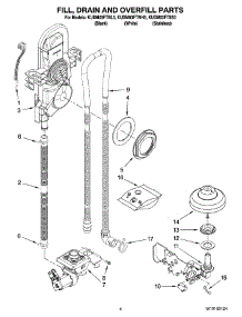 04 - Fill, Drain And Overfill Parts parts for Kitchenaid Dishwasher KUDM03FTBL3 from AppliancePartsPros.com
