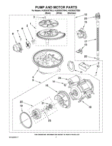 06 - Pump And Motor Parts parts for Kitchenaid Dishwasher KUDS03CTWH3 from AppliancePartsPros.com