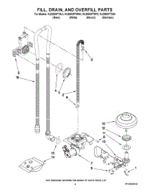 04 - Fill, Drain, And Overfill Parts parts for Kitchenaid Dishwasher KUDS03FTSS3 from AppliancePartsPros.com