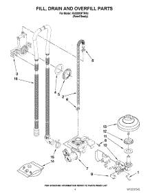 04 - Fill, Drain And Overfill Parts parts for Kitchenaid Dishwasher KUDS03FTPA3 from AppliancePartsPros.com