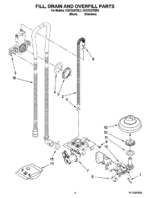 04 - Fill, Drain And Overfill Parts parts for Kitchenaid Dishwasher KUDC03ITBS3 from AppliancePartsPros.com