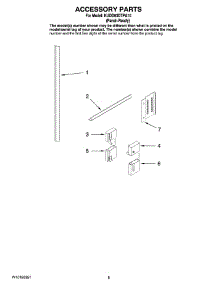 06 - Accessory Parts parts for Kitchenaid Dishwasher KUDD03DTPA10 from AppliancePartsPros.com