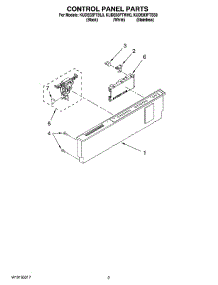 02 - Control Panel Parts parts for Kitchenaid Dishwasher KUDE03FTSS0 from AppliancePartsPros.com