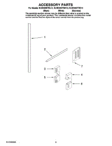 06 - Accessory Parts parts for Kitchenaid Dishwasher KUDD03DTWH10 from AppliancePartsPros.com
