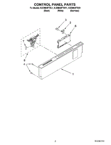 02 - Control Panel Parts parts for Kitchenaid Dishwasher KUDM03FTWH1 from AppliancePartsPros.com