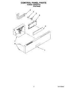 02 - Control Panel Parts parts for Kitchenaid Dishwasher KUDS03FTPA2 from AppliancePartsPros.com