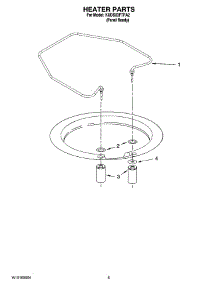 05 - Heater Parts parts for Kitchenaid Dishwasher KUDS03FTPA2 from AppliancePartsPros.com