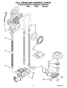 06 - Fill, Drain And Overfill Parts parts for Kitchenaid Dishwasher KUDM03FTBL1 from AppliancePartsPros.com