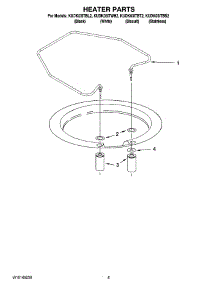 05 - Heater Parts parts for Kitchenaid Dishwasher KUDK03ITBL2 from AppliancePartsPros.com