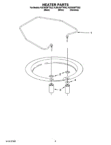 05 - Heater Parts parts for Kitchenaid Dishwasher KUDU03FTSS2 from AppliancePartsPros.com