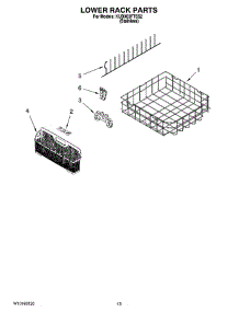 11 - Lower Rack Parts, Optional Parts (Not Included) parts for Kitchenaid Dishwasher KUDX03FTSS2 from AppliancePartsPros.com