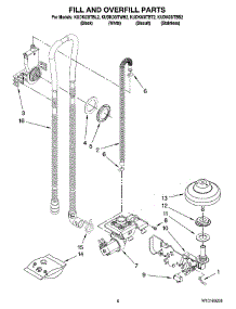 06 - Fill And Overfill Parts parts for Kitchenaid Dishwasher KUDK03ITBS2 from AppliancePartsPros.com