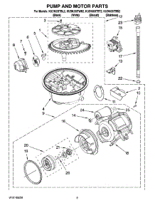 08 - Pump And Motor Parts parts for Kitchenaid Dishwasher KUDK03ITBS2 from AppliancePartsPros.com