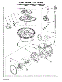 08 - Pump And Motor Parts parts for Kitchenaid Dishwasher KUDA03CTBS2 from AppliancePartsPros.com