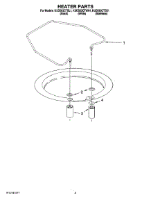 05 - Heater Parts parts for Kitchenaid Dishwasher KUDS03CTSS1 from AppliancePartsPros.com
