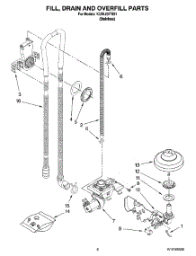 06 - Fill, Drain And Overfill Parts parts for Kitchenaid Dishwasher KUDL03ITSS1 from AppliancePartsPros.com