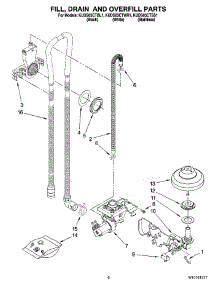 06 - Fill, Drain And Overfill Parts parts for Kitchenaid Dishwasher KUDS03CTBL1 from AppliancePartsPros.com