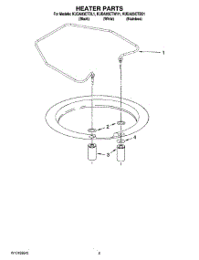 05 - Heater Parts parts for Kitchenaid Dishwasher KUDA03CTWH1 from AppliancePartsPros.com