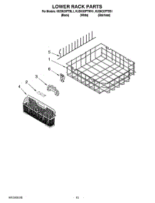 11 - Lower Rack Parts, Optional Parts (Not Included) parts for Kitchenaid Dishwasher KUDK03FTBL1 from AppliancePartsPros.com