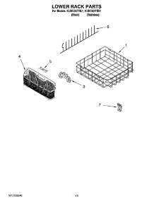11 - Lower Rack Parts, Optional Parts (Not Included) parts for Kitchenaid Dishwasher KUDC03ITBS1 from AppliancePartsPros.com