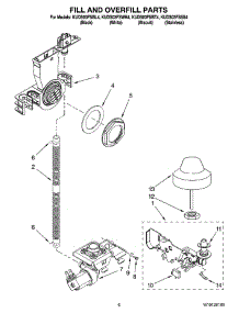 06 - Fill And Overfill Parts parts for Kitchenaid Dishwasher KUDS03FSWH4 from AppliancePartsPros.com
