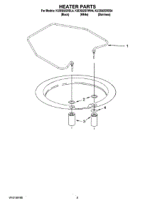 05 - Heater Parts parts for Kitchenaid Dishwasher KUDS02SRBL4 from AppliancePartsPros.com