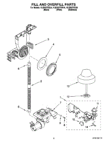 06 - Fill And Overfill Parts parts for Kitchenaid Dishwasher KUDI02FRBL4 from AppliancePartsPros.com