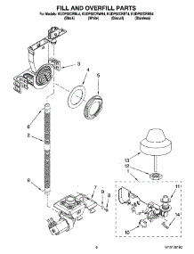 06 - Fill And Overfill Parts parts for Kitchenaid Dishwasher KUDP02CRBS4 from AppliancePartsPros.com