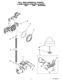 06 - Fill And Overfill Parts parts for Kitchenaid Dishwasher KUDI02CRBL4 from AppliancePartsPros.com