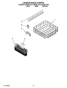 11 - Lower Rack Parts, Optional Parts (Not Included) parts for Kitchenaid Dishwasher KUDK03CTBL0 from AppliancePartsPros.com