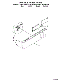 02 - Control Panel Parts parts for Kitchenaid Dishwasher KUDS03FTWH0 from AppliancePartsPros.com