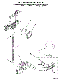 06 - Fill And Overfill Parts parts for Kitchenaid Dishwasher KUDP02IRBS4 from AppliancePartsPros.com
