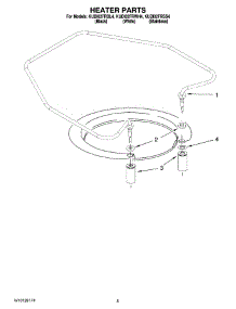 05 - Heater Parts parts for Kitchenaid Dishwasher KUDI02FRSS4 from AppliancePartsPros.com