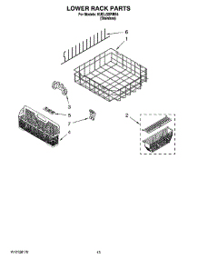 11 - Lower Rack Parts, Optional Parts (Not Included) parts for Kitchenaid Dishwasher KUDL02IRBS4 from AppliancePartsPros.com