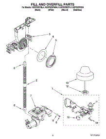 06 - Fill And Overfill Parts parts for Kitchenaid Dishwasher KUDP02SRBL4 from AppliancePartsPros.com