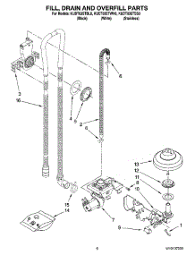 06 - Fill, Drain And Overfill Parts parts for Kitchenaid Dishwasher KUDT03STWH0 from AppliancePartsPros.com