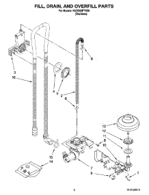 06 - Fill, Drain, And Overfill Parts parts for Kitchenaid Dishwasher KUDX03FTSS0 from AppliancePartsPros.com