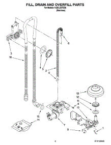 06 - Fill, Drain And Overfill Parts parts for Kitchenaid Dishwasher KUDL03ITSS0 from AppliancePartsPros.com
