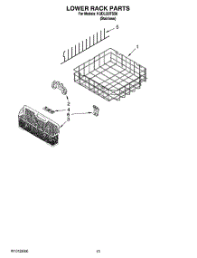11 - Lower Rack Parts, Optional Parts (Not Included) parts for Kitchenaid Dishwasher KUDL03ITSS0 from AppliancePartsPros.com