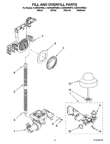 06 - Fill And Overfill Parts parts for Kitchenaid Dishwasher KUDP02FRBT4 from AppliancePartsPros.com