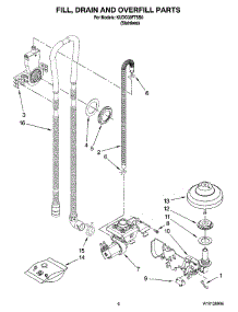 06 - Fill, Drain And Overfill Parts parts for Kitchenaid Dishwasher KUDC03FTSS0 from AppliancePartsPros.com