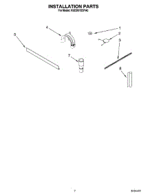 06 - Installation Parts parts for Kitchenaid Dishwasher KUDD01SSPA0 from AppliancePartsPros.com