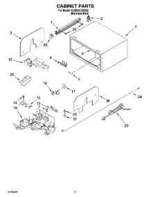 02 - Cabinet Parts parts for Kitchenaid Dishwasher KUDD01SSSS0 from AppliancePartsPros.com