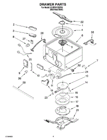 04 - Drawer Parts parts for Kitchenaid Dishwasher KUDD01SSSS0 from AppliancePartsPros.com