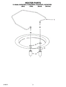 05 - Heater Parts parts for Kitchenaid Dishwasher KUDP02CRWH0 from AppliancePartsPros.com